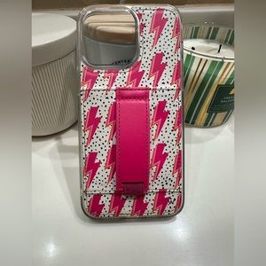 Walli iPhone 14 Pro Max Lightning case pink In a Flash